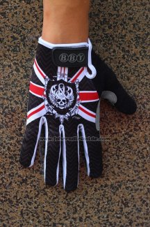 Rock Langfingerhandschuhe Radfahren Shwarz und Rot